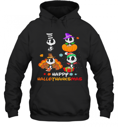 Good Jack Skellington Happy Hallothanksmas T-Shirt Unisex Hoodie