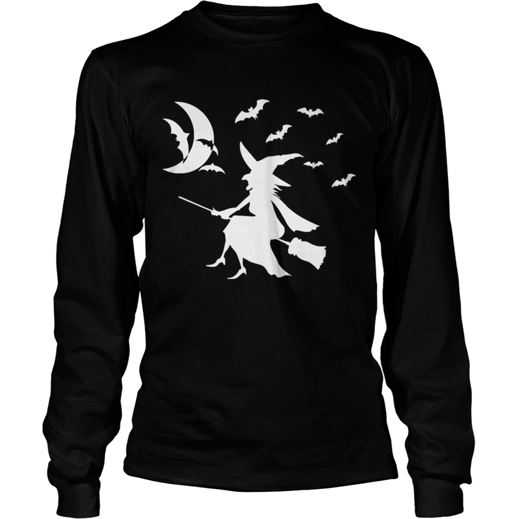 Halloween Day Bats Witch Long Sleeve