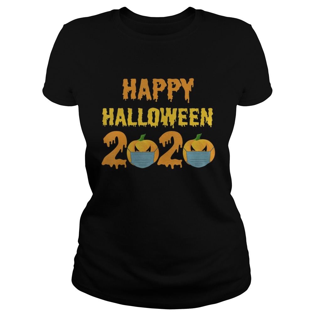 Halloween Party 2020 Pumpkin With Face Mask Classic Ladies
