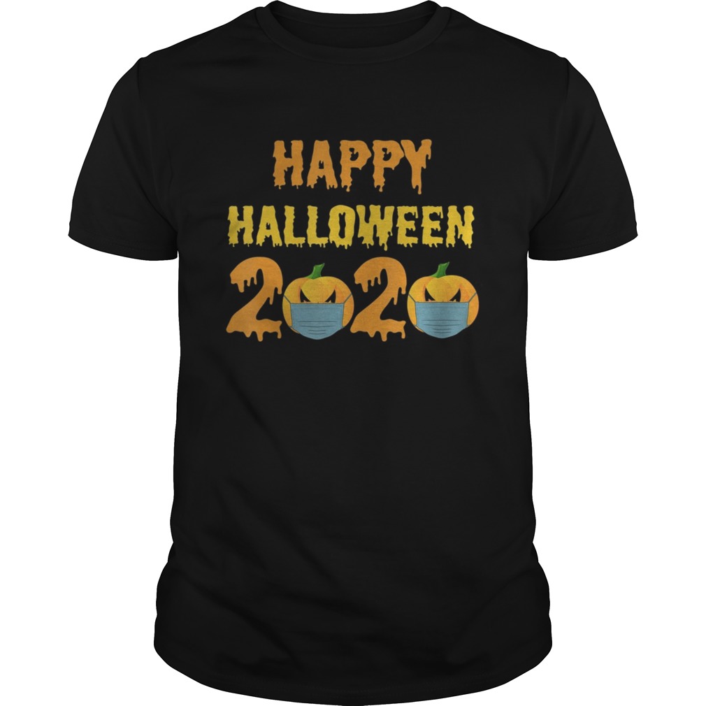 Halloween Party 2020 Pumpkin With Face Mask shirt