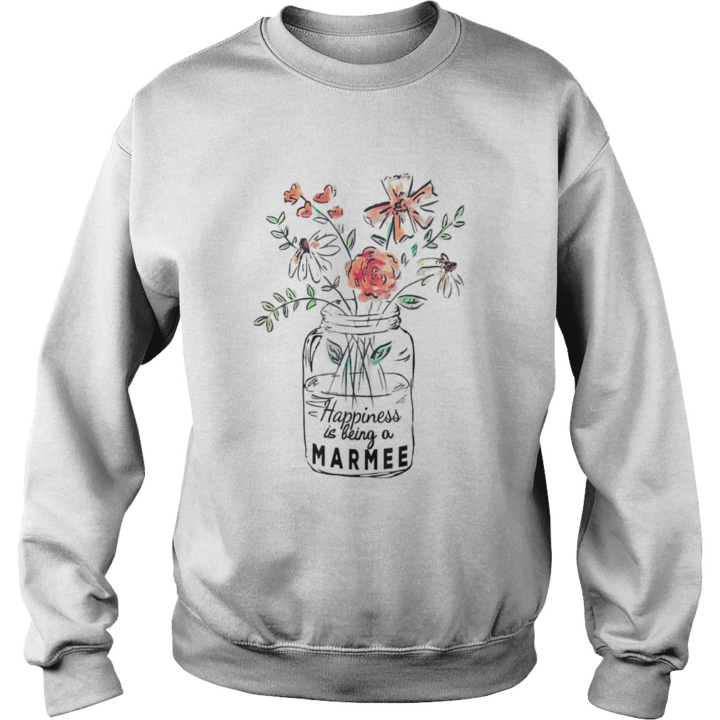 Happiness Is Being MarMee Life Flower Grandma Sweatshirt