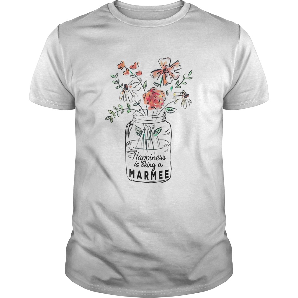 Happiness Is Being MarMee Life Flower Grandma shirt