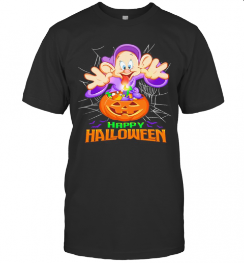 Happy Halloween Dopey Dwarf Witch T-Shirt