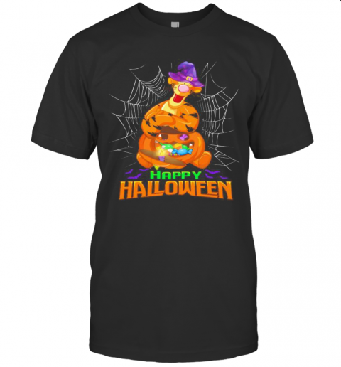 Happy Halloween Tigger Witch T-Shirt