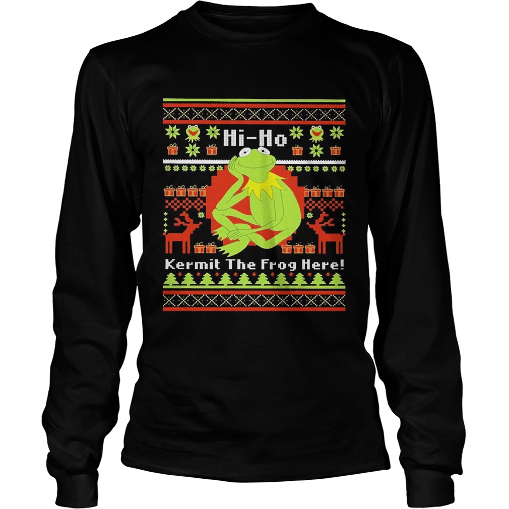 Hi Ho Kermit The Frog Here Christmas Long Sleeve