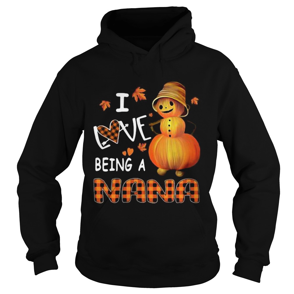 I Love Being A Nana Pumpkin Hoodie