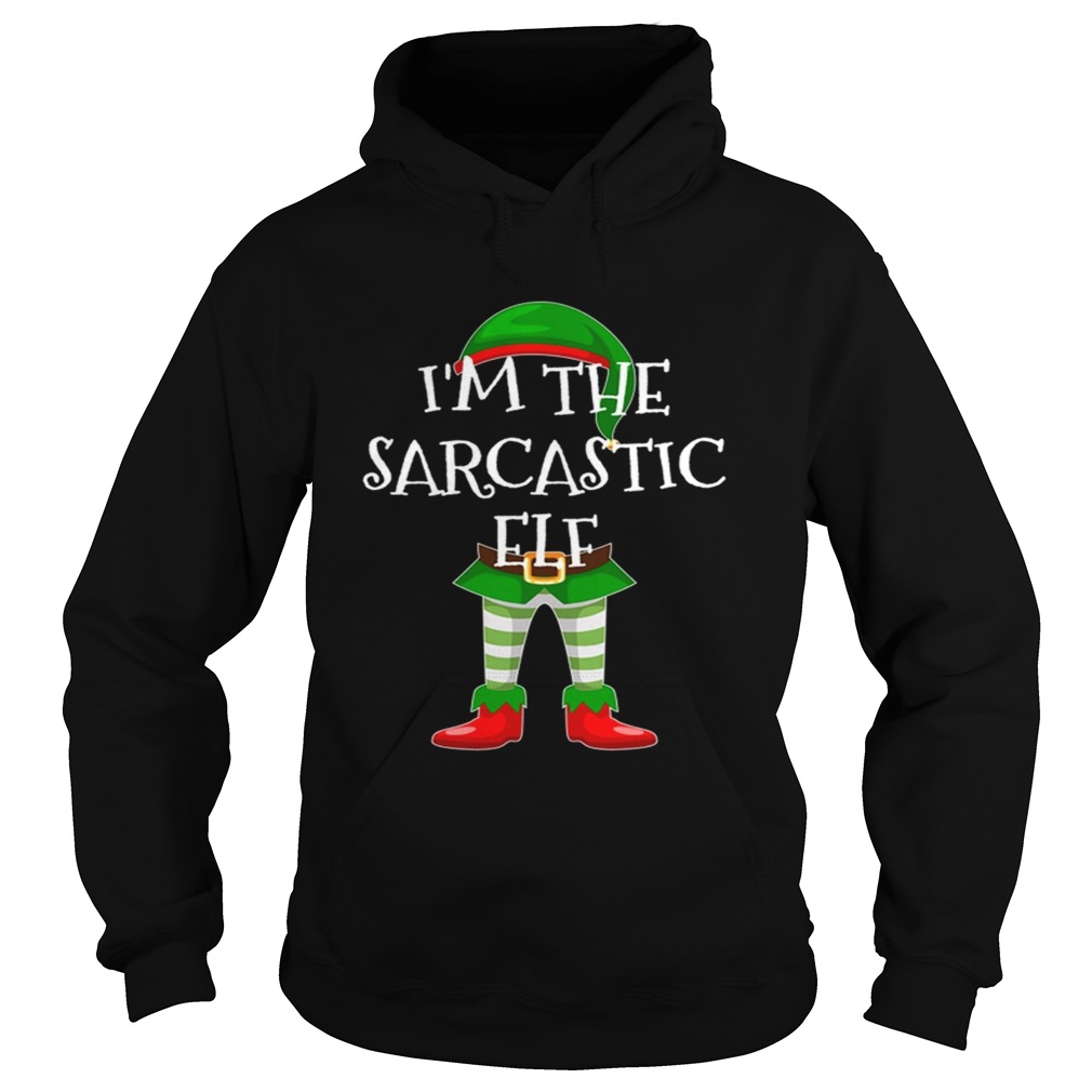 I The Sarcastic Elf Matching Family Christmas design Hoodie