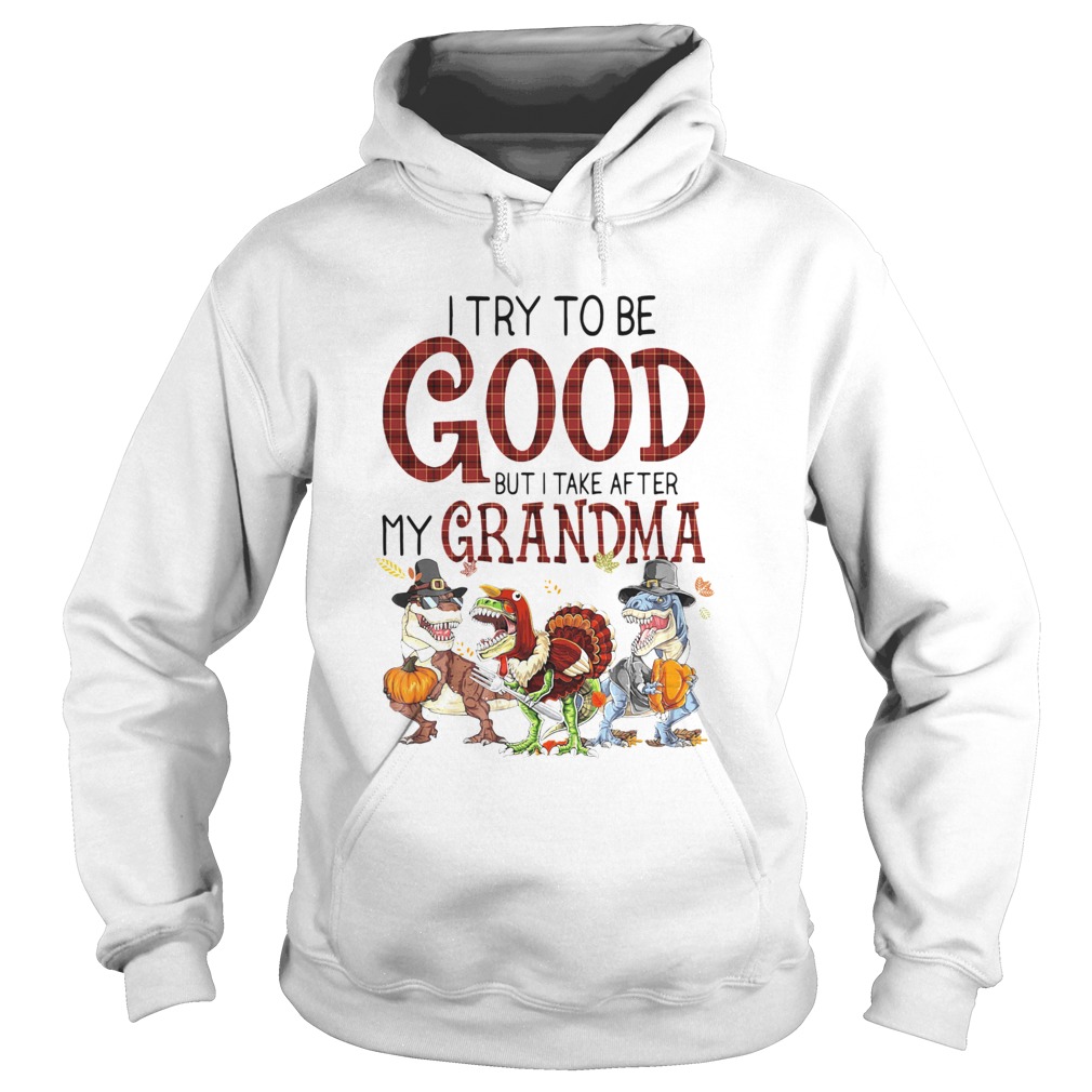 I Try To Be Good But I Take After My Grandma Hoodie