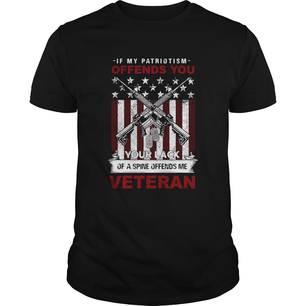 If My Patriotism Offends You Proud American Veteran Gift shirt