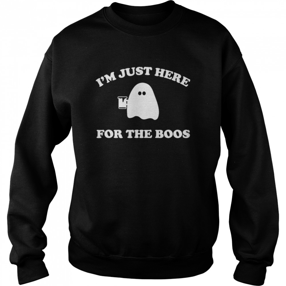 Im Just Here For The Boos Halloween Unisex Sweatshirt