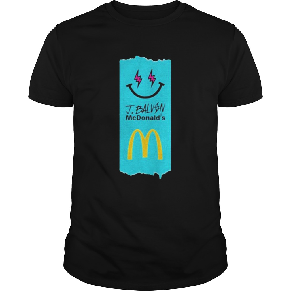 J Balvin Merch J Balvin x McDonalds Fries shirt
