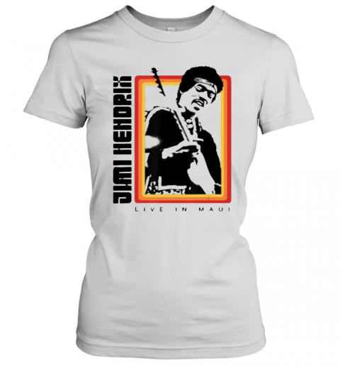 Jimi Hendrix Live In Maui T-Shirt Classic Women's T-shirt