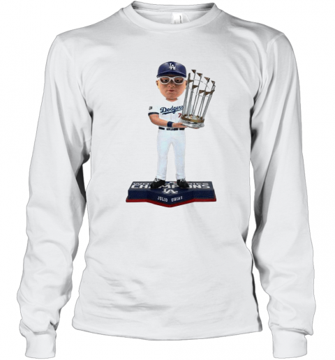 Juilo Urias Los Angeles Dodgers 2020 World Series Champions T-Shirt Long Sleeved T-shirt 
