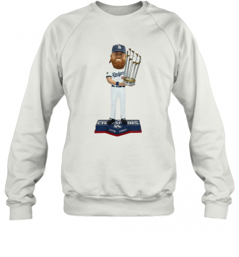 Justin Turner Los Angeles Dodgers 2020 World Series Champions Bobblehead T-Shirt Unisex Sweatshirt