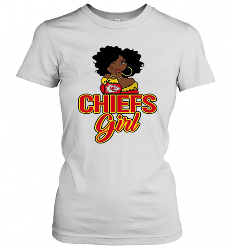 Kansas City Chiefs Black Girl T-Shirt Classic Women's T-shirt