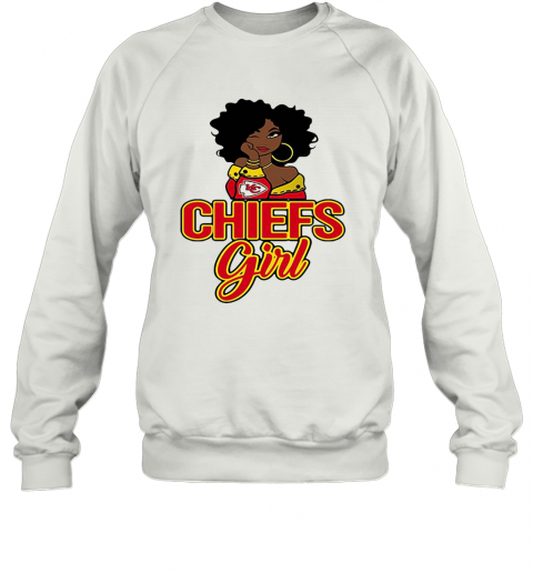 Kansas City Chiefs Black Girl T-Shirt Unisex Sweatshirt