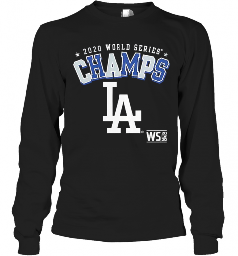 LA Dodgers 2020 World Series Champions T-Shirt Long Sleeved T-shirt 