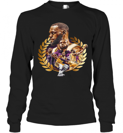 Lebron James MVP 2020 Los Angeles Laker T-Shirt Long Sleeved T-shirt 