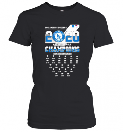 Los Angeles Dodgers 2020 National League Champions T-Shirt Classic Women's T-shirt