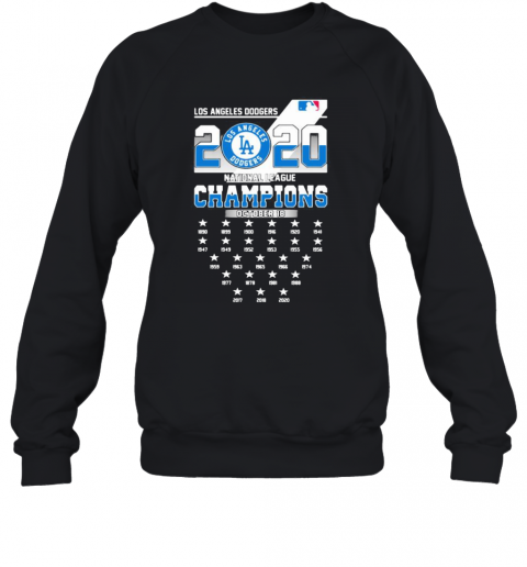 Los Angeles Dodgers 2020 National League Champions T-Shirt Unisex Sweatshirt