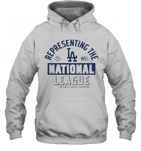 Los Angeles Dodgers Fanatics Branded 2020 National League Champions Locker Room T-Shirt Unisex Hoodie