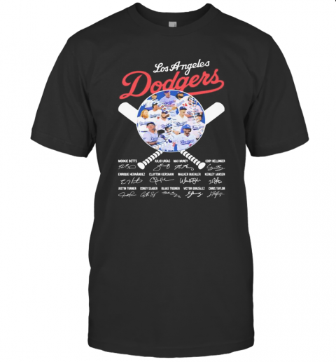 Los Angeles Dodgers Mookie Betts Max Muncy Signature T-Shirt