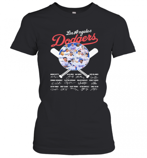 Los Angeles Dodgers Mookie Betts Max Muncy Signature T-Shirt Classic Women's T-shirt