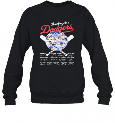 Los Angeles Dodgers Mookie Betts Max Muncy Signature T-Shirt Unisex Sweatshirt