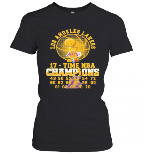 Los Angeles Lakers 17 Time Nba Champions T-Shirt Classic Women's T-shirt