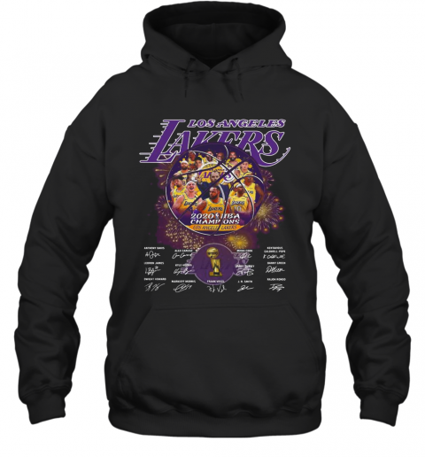 Los Angeles Lakers 2020 NBA Champions Los Angeles Lakers Signature T-Shirt Unisex Hoodie