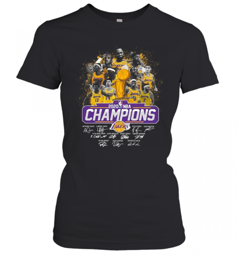 Los Angeles Lakers 2020 NBA Champions Signature T-Shirt Classic Women's T-shirt