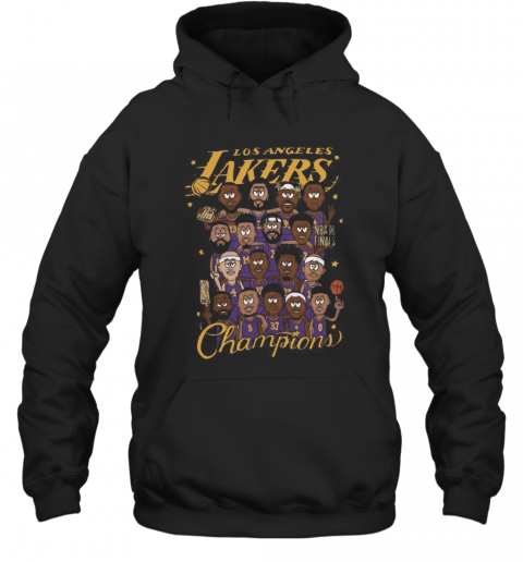 Los Angeles Lakers Team NBA Champions 2020 T-Shirt Unisex Hoodie