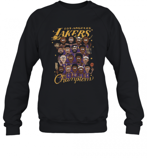 Los Angeles Lakers Team NBA Champions 2020 T-Shirt Unisex Sweatshirt