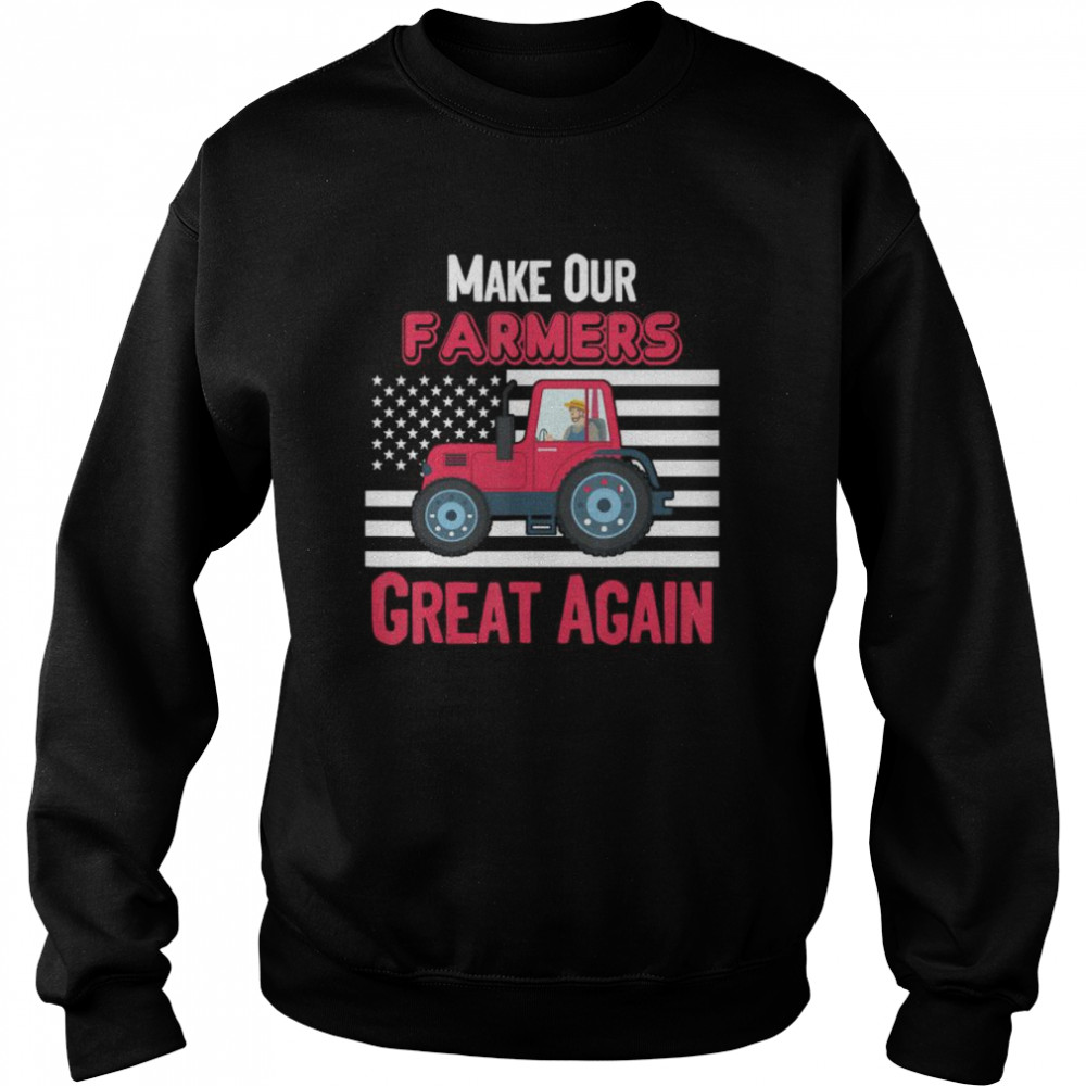 Make Our Farmers Great Again For Thanksgiving Love Unisex Sweatshirt