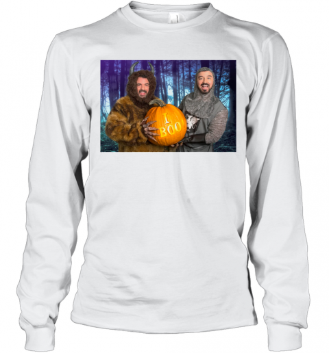 Marc And Fausto Wedding Monsters Pumpkin Halloween T-Shirt Long Sleeved T-shirt 