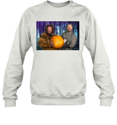 Marc And Fausto Wedding Monsters Pumpkin Halloween T-Shirt Unisex Sweatshirt