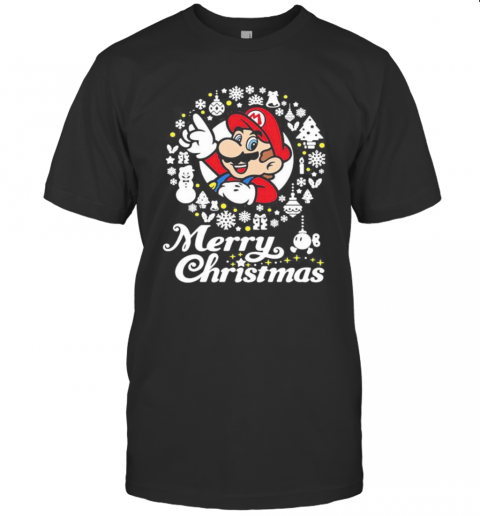 Mario Ugly Merry Christmas T-Shirt Classic Men's T-shirt