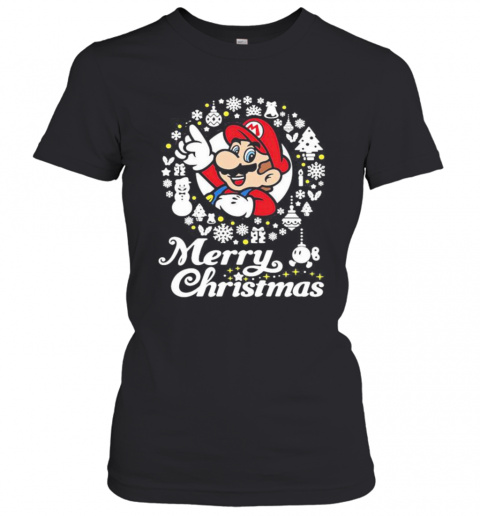 Mario Ugly Merry Christmas T-Shirt Classic Women's T-shirt