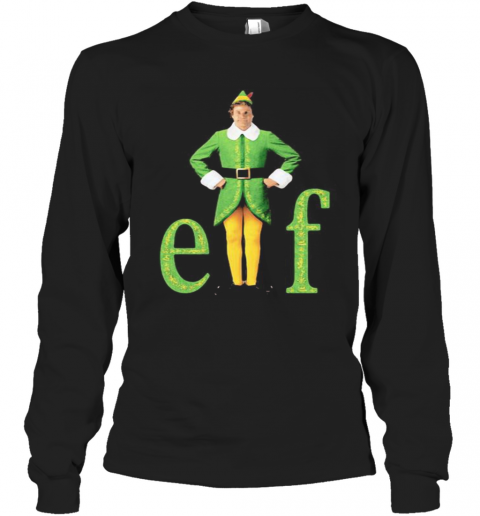 Merry Christmas Elf T-Shirt Long Sleeved T-shirt 