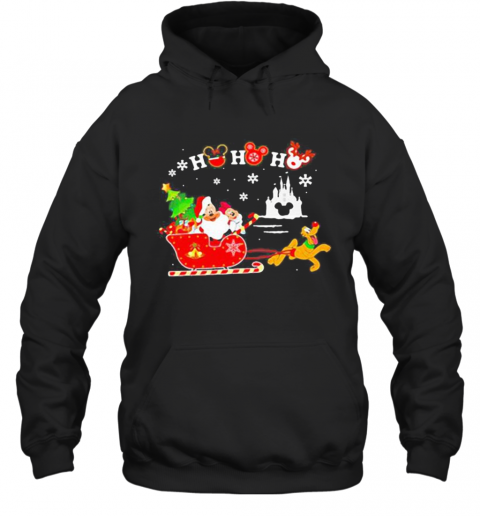 Merry Christmas Mickey Mouse Ho Ho Ho T-Shirt Unisex Hoodie