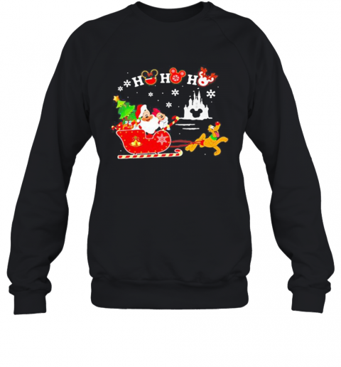 Merry Christmas Mickey Mouse Ho Ho Ho T-Shirt Unisex Sweatshirt