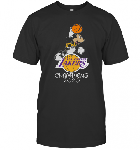 Mickey Mouse Los Angeles Lakers Champions 2020 T-Shirt