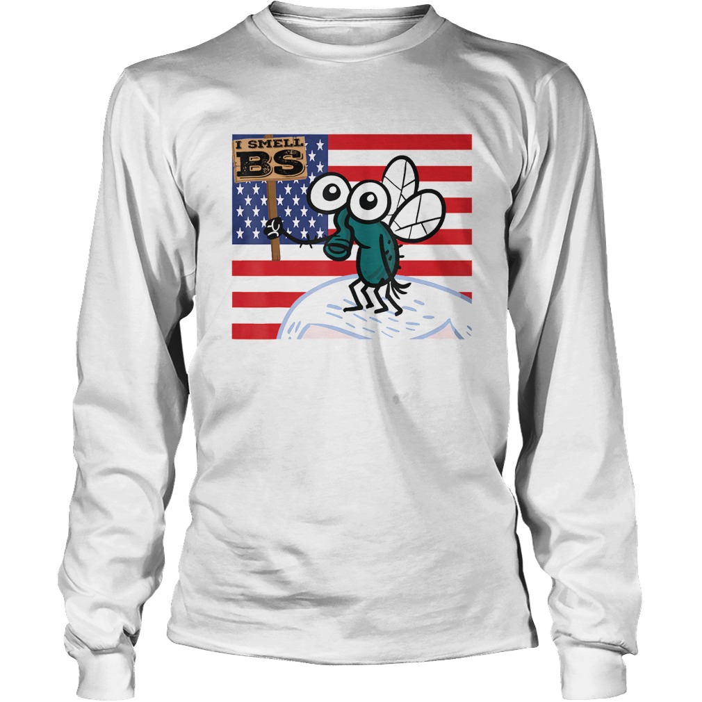Mike Pences Fly I smell BS American flag Long Sleeve