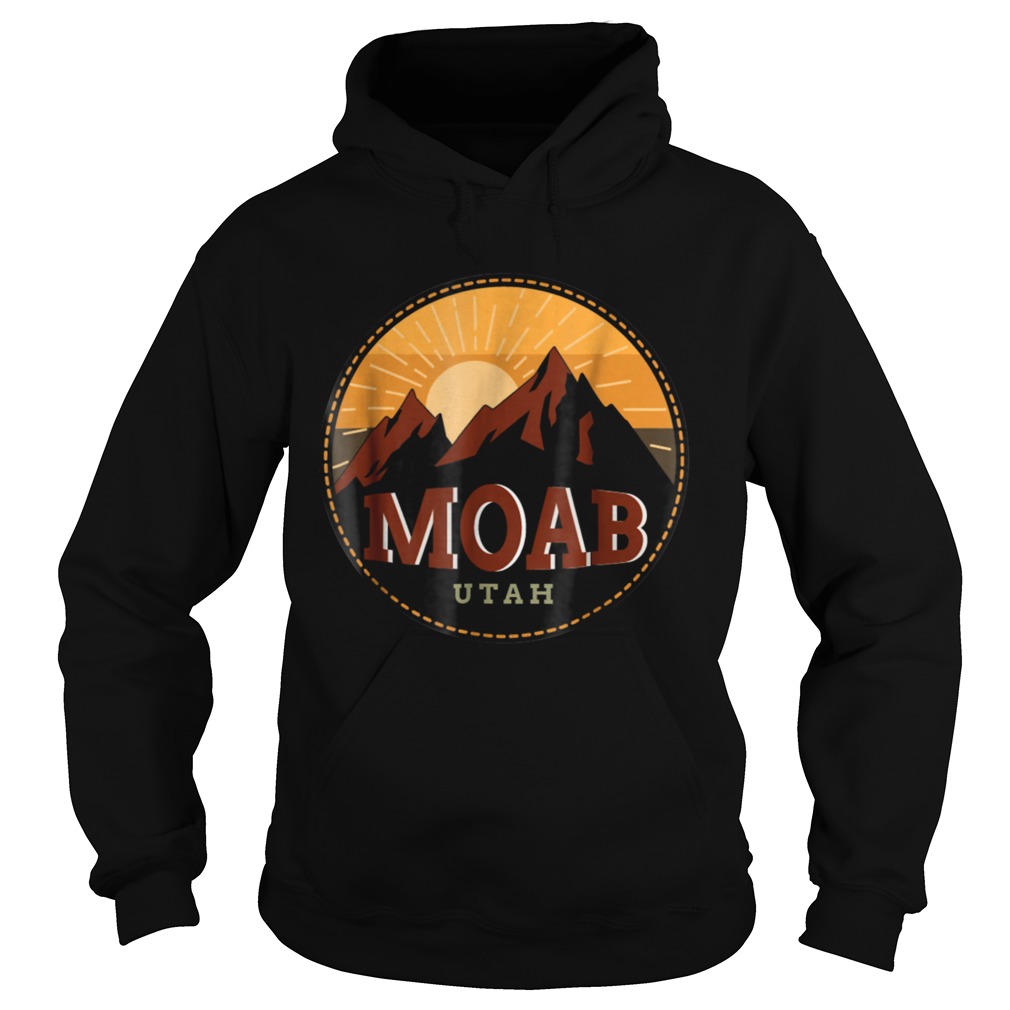 Moab Utah Red Rock Mountain Sunset Hoodie