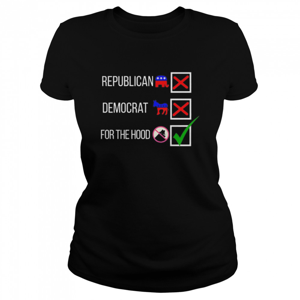 No Political Party Just For The Hood Classic Women's T-shirt