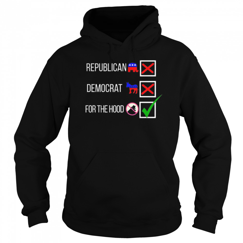 No Political Party Just For The Hood Unisex Hoodie
