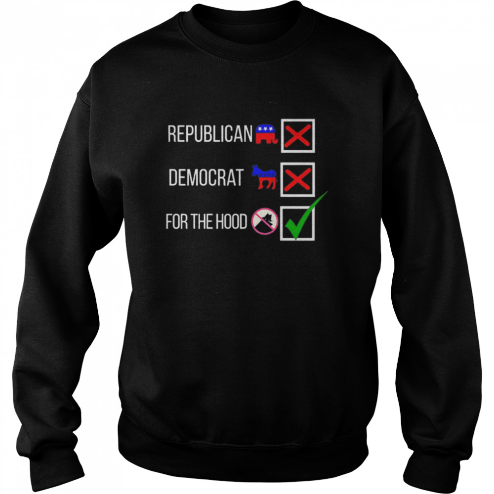 No Political Party Just For The Hood Unisex Sweatshirt