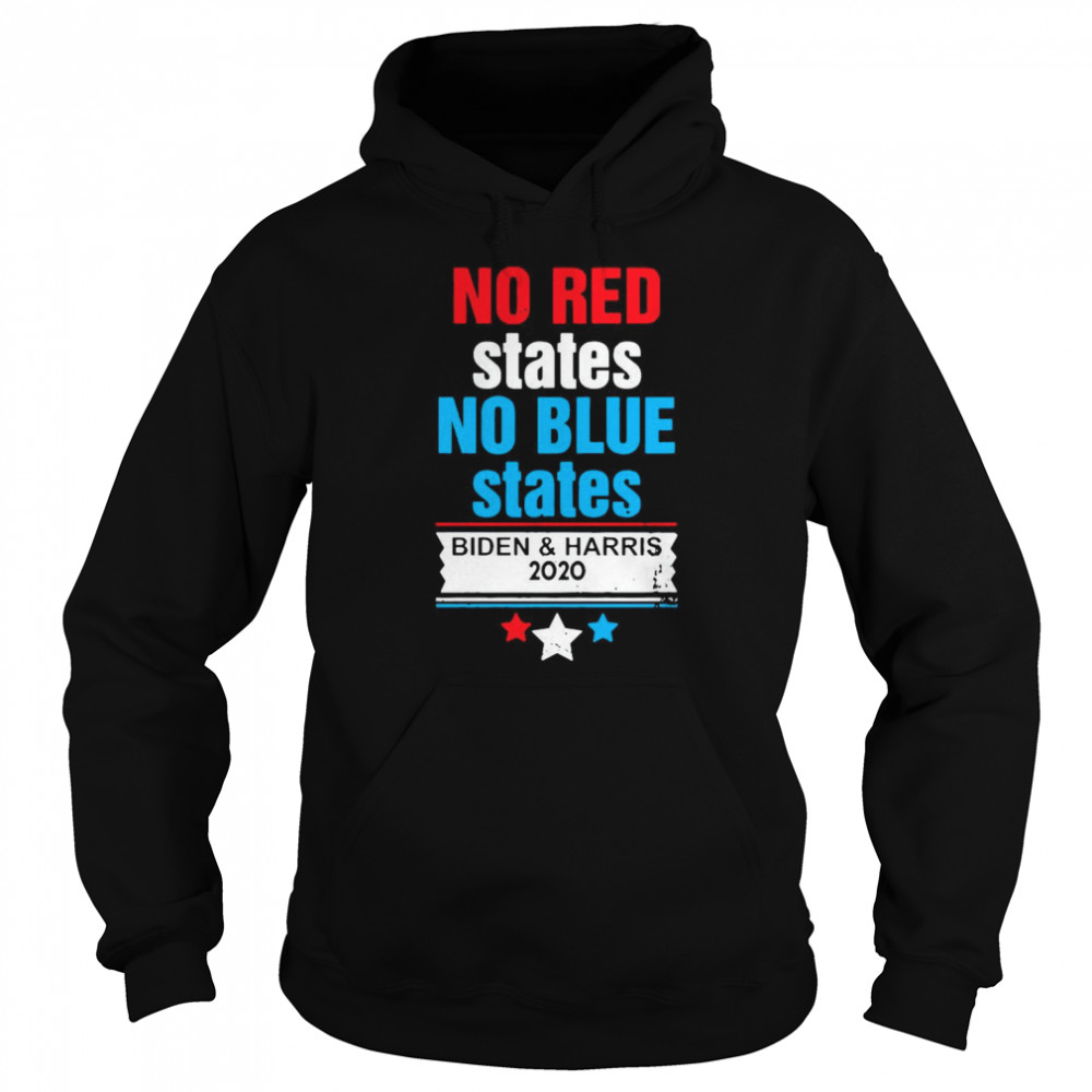 No Red States No Blue States Biden And Harris 2020 Unisex Hoodie