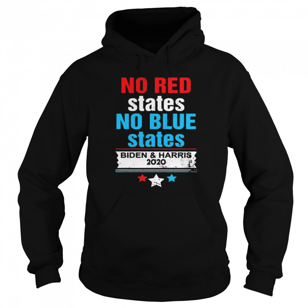 No Red States No Blue States Biden Harris 2020 Unisex Hoodie