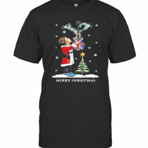Noel Gallagher Playing Guitar Merry Christmas T-Shirt Classic Men's T-shirt